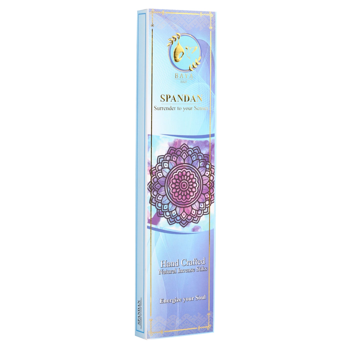 Spandan Surrender to Your Senses Hand Crafted Natural Incense Sticks