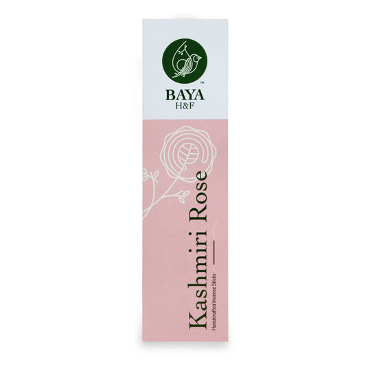 Kashmiri Rose Hand Crafted Natural Incense Sticks