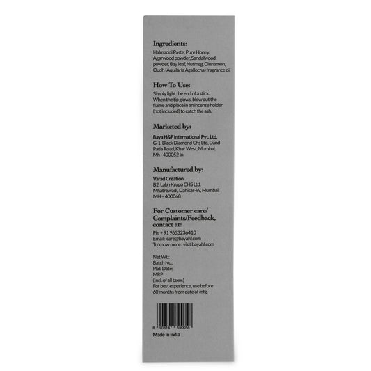 Royal Oudh Hand Crafted Natural Incense Sticks